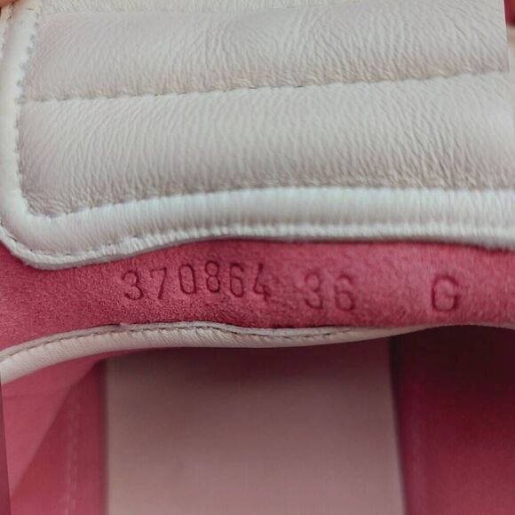 Authentic Gucci Pink Suede High Top Sneakers 36 EU / 5.5 US - Picture 15 of 16